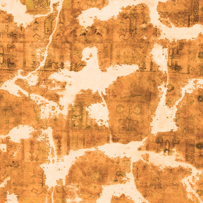 Machine Washable Abstract Orange Modern Area Rugs, wshabs1129org