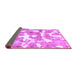 Sideview of Abstract Purple Modern Rug, abs1129pur