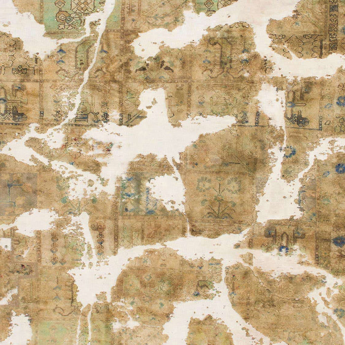 Machine Washable Abstract Cinnamon Brown Rug, wshabs1129