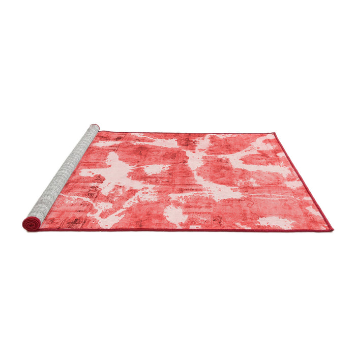 Modern Red Washable Rugs