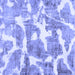 Square Machine Washable Abstract Blue Modern Rug, wshabs1129blu