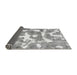 Sideview of Abstract Gray Modern Rug, abs1129gry