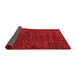 Abstract Red Modern Area Rugs