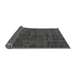 Sideview of Abstract Gray Modern Rug, abs112gry