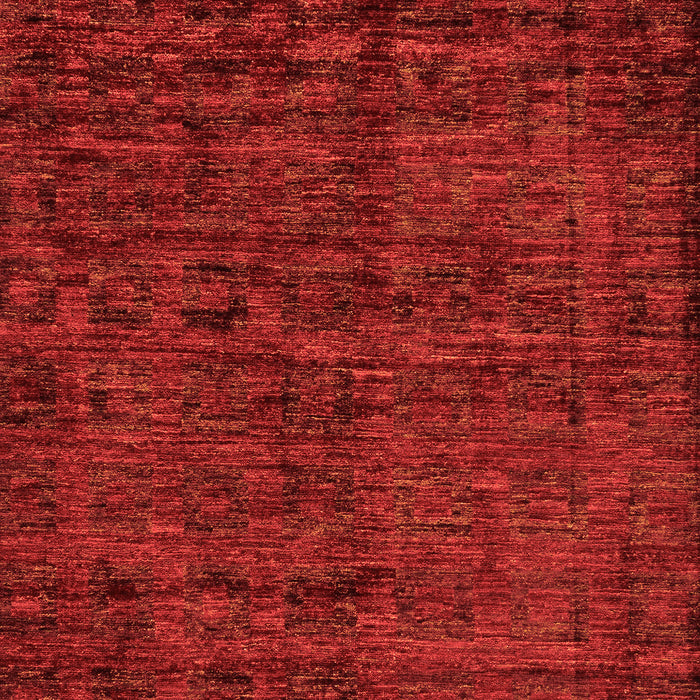 Machine Washable Abstract Orange Modern Area Rugs, wshabs112org