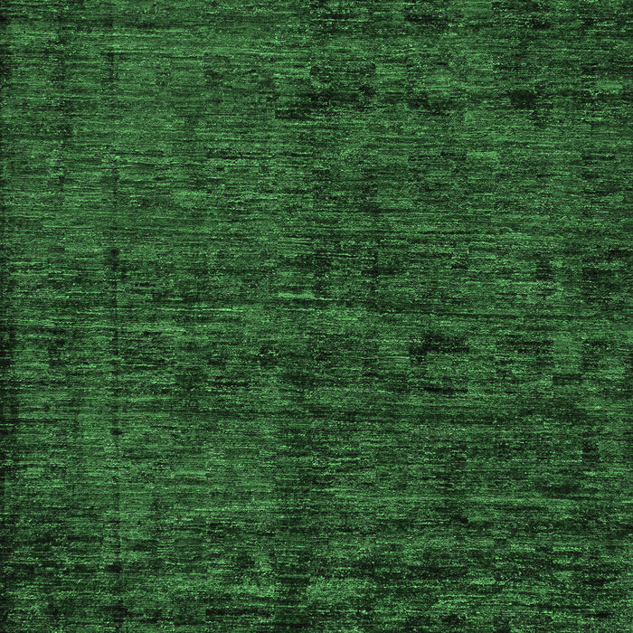 Machine Washable Abstract Emerald Green Modern Area Rugs, wshabs112emgrn