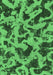 Machine Washable Abstract Emerald Green Modern Area Rugs, wshabs1130emgrn
