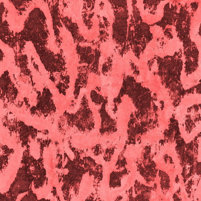 Machine Washable Abstract Red Modern Rug, wshabs1130red