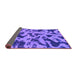 Sideview of Abstract Purple Modern Rug, abs1130pur