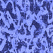Square Machine Washable Abstract Blue Modern Rug, wshabs1130blu