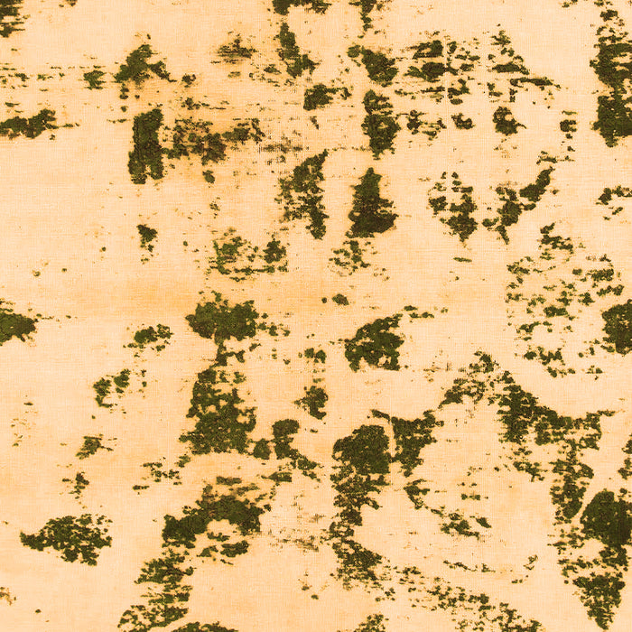 Machine Washable Abstract Orange Modern Area Rugs, wshabs1131org