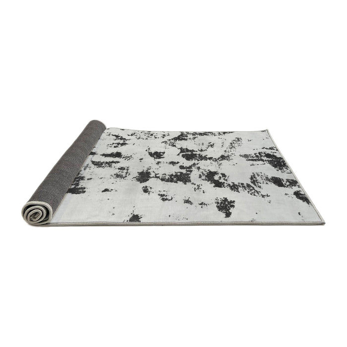 Sideview of Abstract Gray Modern Rug, abs1131gry