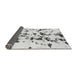 Sideview of Abstract Gray Modern Rug, abs1131gry