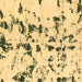 Square Machine Washable Abstract Brown Modern Rug, wshabs1131brn