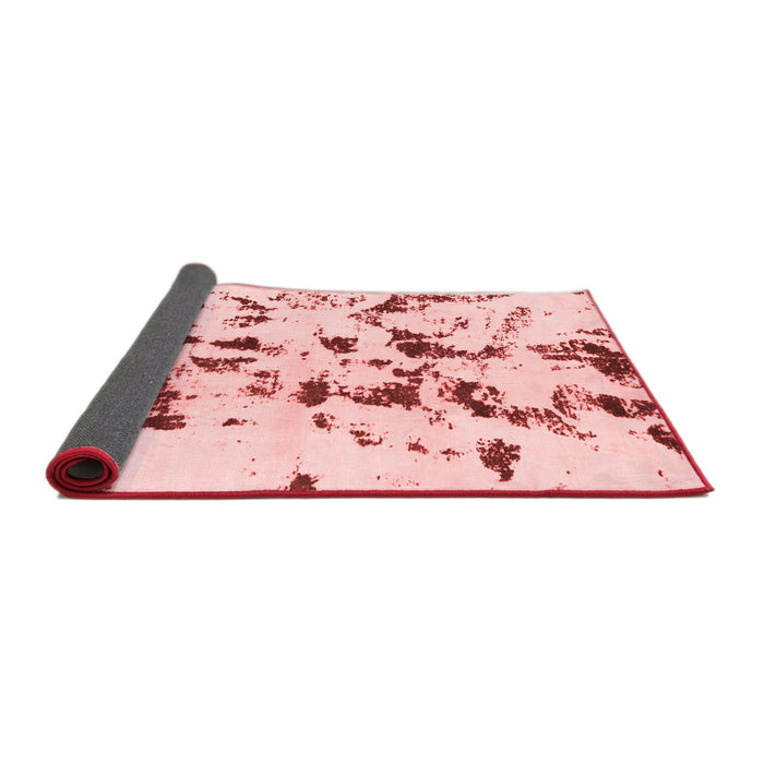 Abstract Red Modern Area Rugs