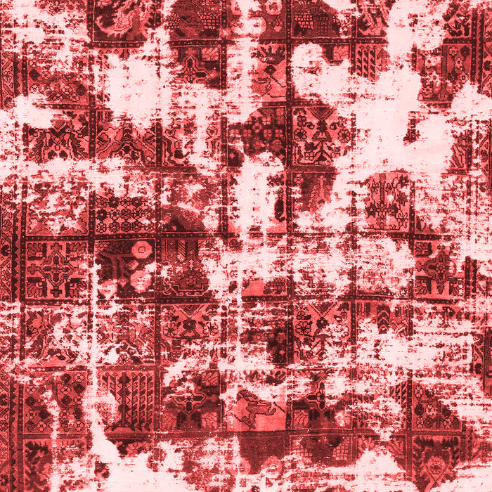 Abstract Red Modern Area Rugs