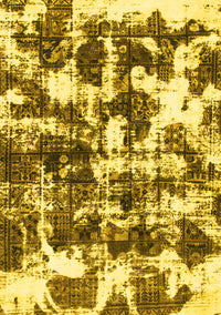 Abstract Yellow Modern Rug, abs1132yw