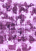 Machine Washable Abstract Purple Modern Area Rugs, wshabs1132pur
