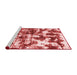 Modern Red Washable Rugs