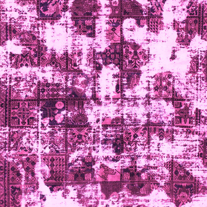 Abstract Pink Modern Rug, abs1132pnk