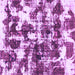 Square Machine Washable Abstract Purple Modern Area Rugs, wshabs1132pur