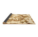 Sideview of Abstract Brown Modern Rug, abs1133brn