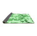 Sideview of Abstract Emerald Green Modern Rug, abs1133emgrn