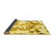 Sideview of Abstract Yellow Modern Rug, abs1133yw