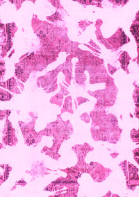 Abstract Pink Modern Rug, abs1133pnk