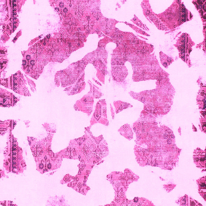 Abstract Pink Modern Rug, abs1133pnk