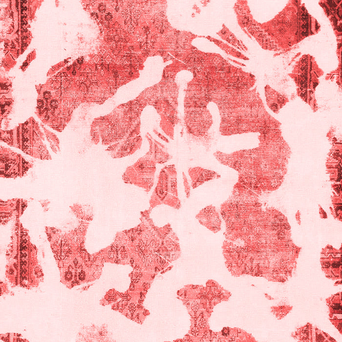 Abstract Red Modern Area Rugs