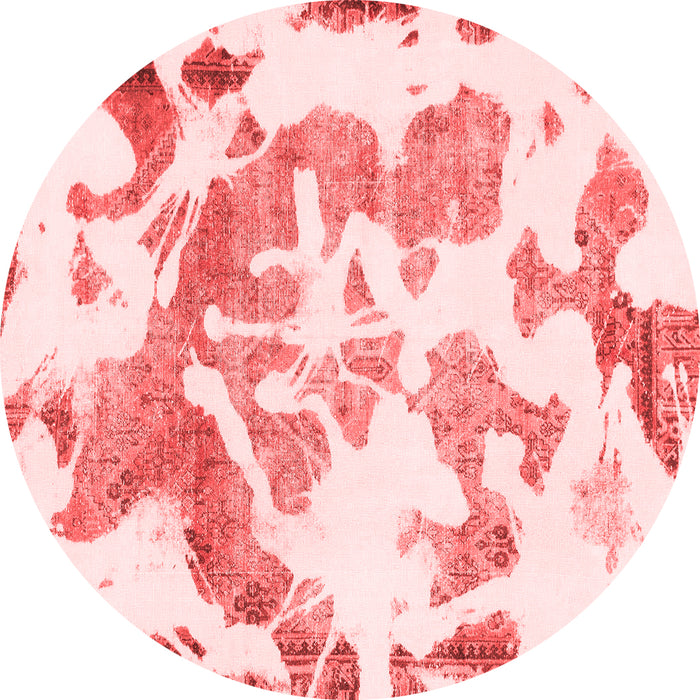 Abstract Red Modern Rug, abs1133red