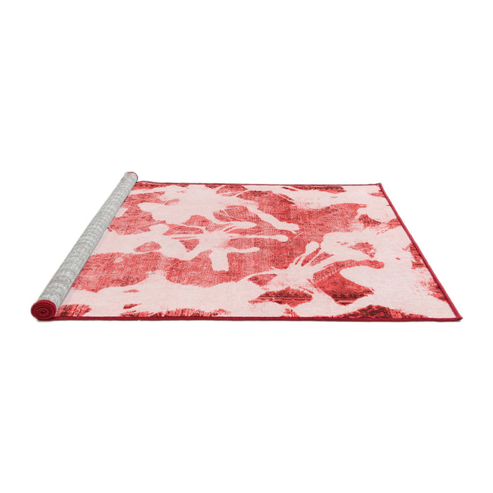 Modern Red Washable Rugs