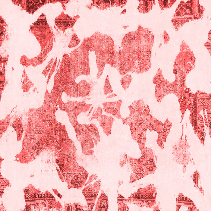 Machine Washable Abstract Red Modern Rug, wshabs1133red