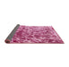 Sideview of Abstract Violet Purple Modern Rug, abs1134