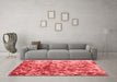 Modern Red Washable Rugs