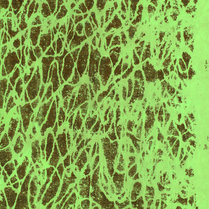 Abstract Green Modern Rug, abs1134grn