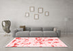 Modern Red Washable Rugs