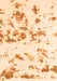 Machine Washable Abstract Orange Modern Area Rugs, wshabs1135org