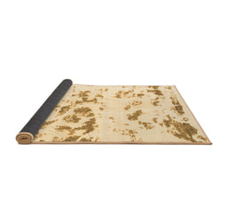 Sideview of Abstract Brown Modern Rug, abs1135brn