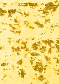 Abstract Yellow Modern Rug, abs1135yw