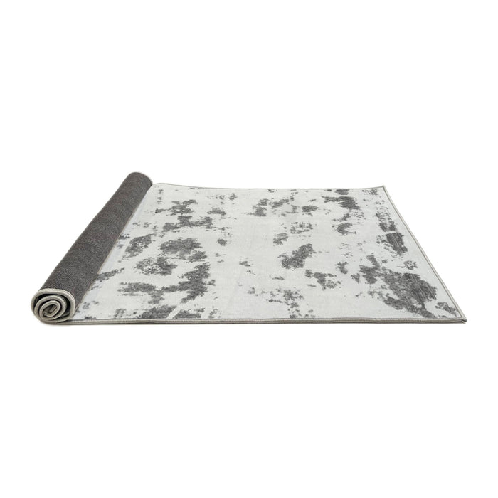 Sideview of Abstract Gray Modern Rug, abs1135gry