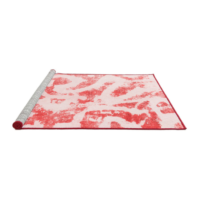 Modern Red Washable Rugs