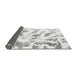 Sideview of Abstract Gray Modern Rug, abs1136gry