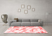 Modern Red Washable Rugs