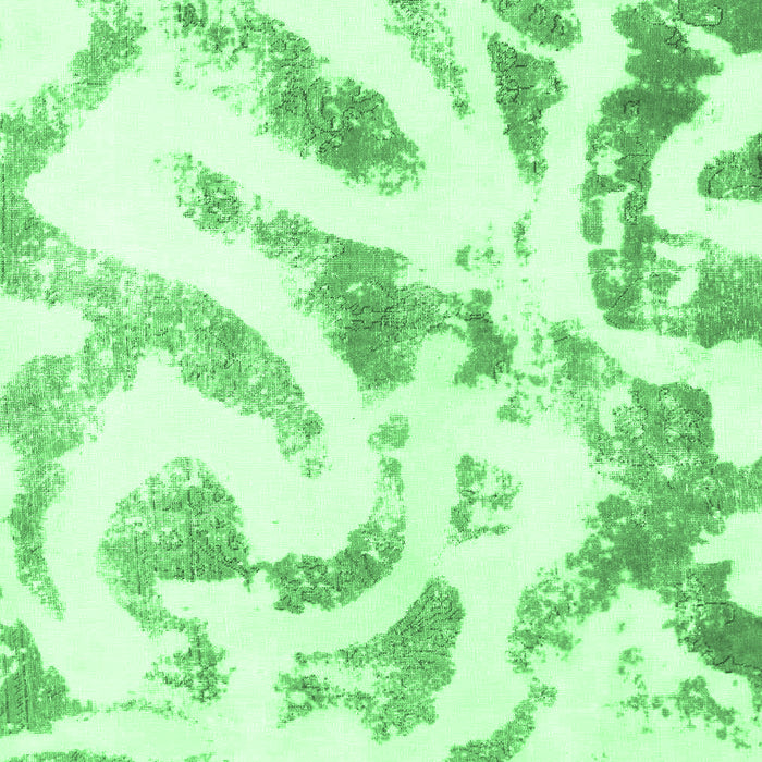 Abstract Emerald Green Modern Rug, abs1136emgrn