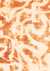 Abstract Orange Modern Rug, abs1136org