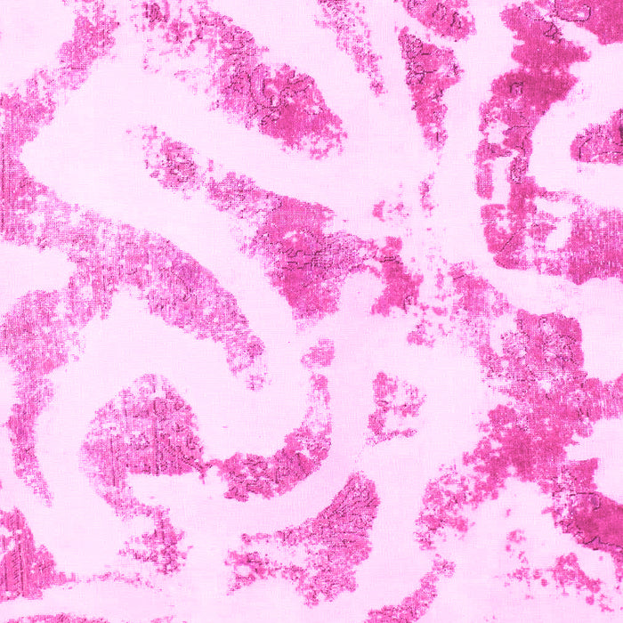 Machine Washable Abstract Pink Modern Rug, wshabs1136pnk