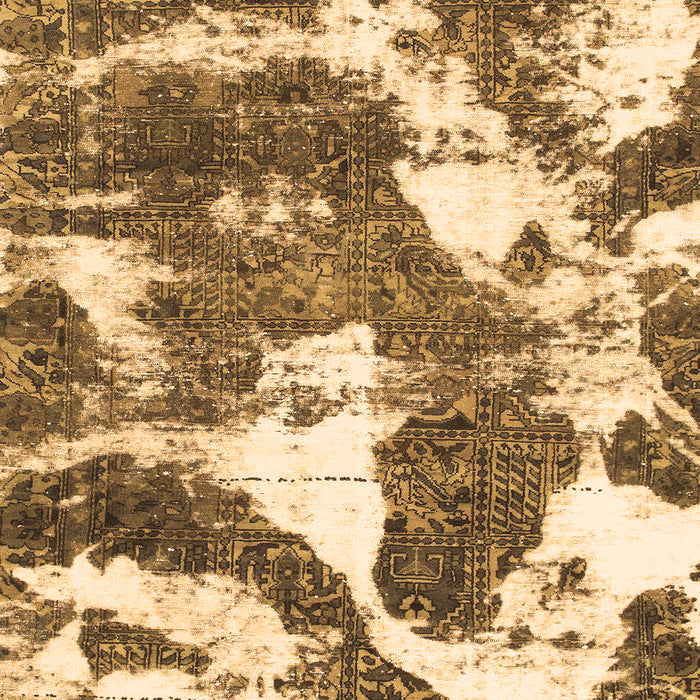 Machine Washable Abstract Brown Modern Rug, wshabs1137brn