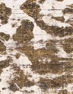 Abstract Reddish Brown Modern Rug, abs1137